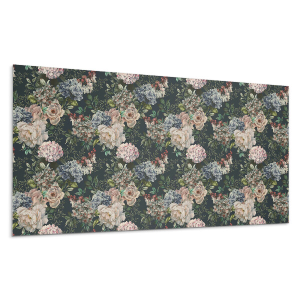 Panou decorativ Model floral pe fundal