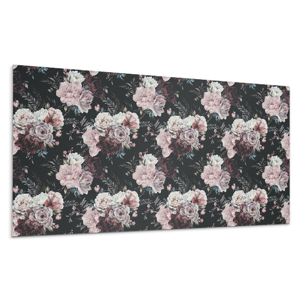 Panou decorativ pvc Model floral pe fundal