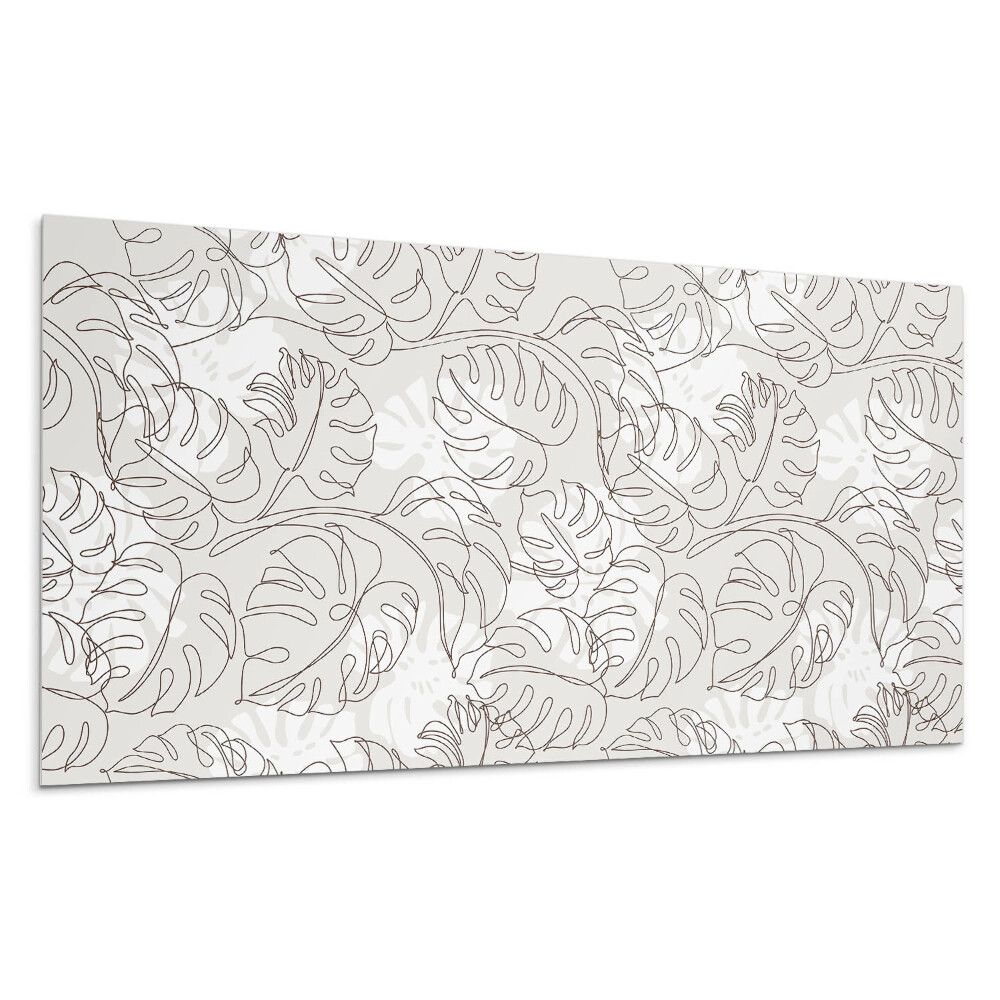 Panou decorativ pvc Model de frunze liniare