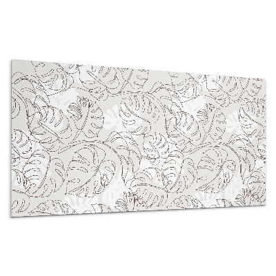 Panou decorativ pvc Model de frunze liniare