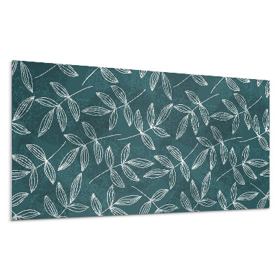 Panou perete Frunze pe un fundal texturat