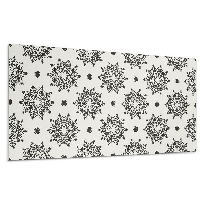 Panou decorativ bucatarie Model Mandala într-o grilă