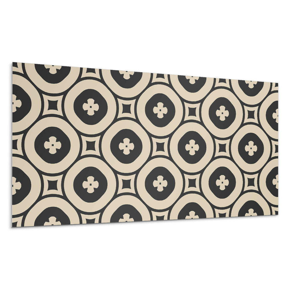 Panou decorativ bucatarie Model geometric cu pătrate