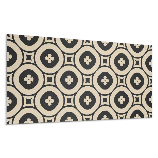 Panou decorativ bucatarie Model geometric cu pătrate