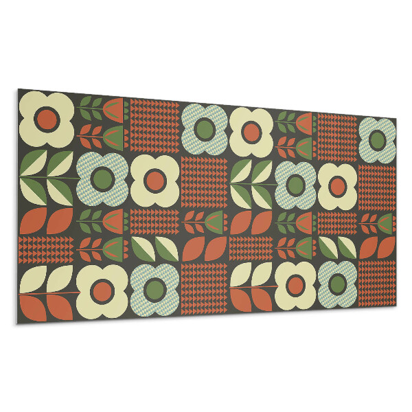 Panou decorativ bucatarie Modele și figuri florale