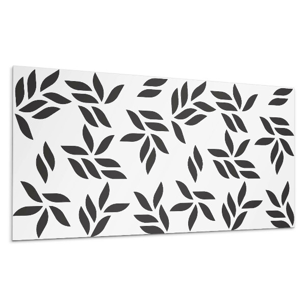 Panou perete Model cu frunze pe fundal