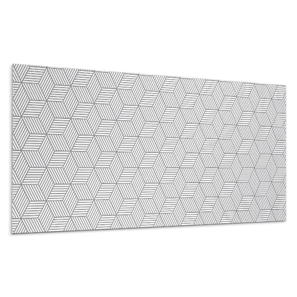 Panou decorativ pvc Model hexagonal de frunze