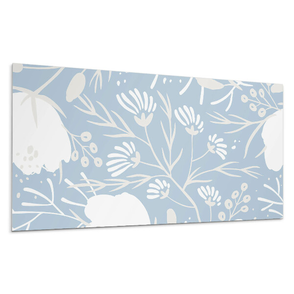 Panou decorativ bucatarie Model floral pe fundal