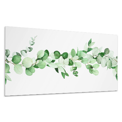 Panou decorativ Frunze într-o țesătură delicată