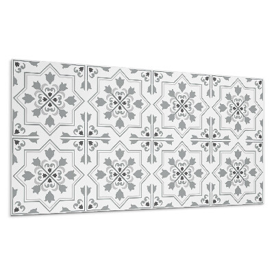 Panou decorativ bucatarie Model cu motive florale