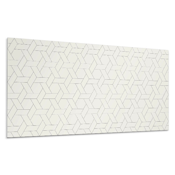 Panou decorativ pvc Model hexagonal geometric