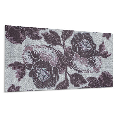 Panou decorativ Model floral pe material textil