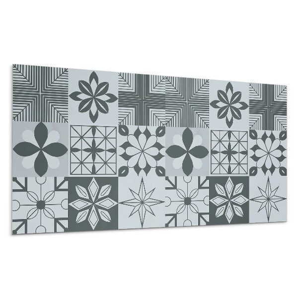 Panou decorativ bucatarie Modele geometrice în mozaic