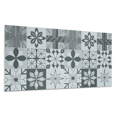 Panou decorativ bucatarie Modele geometrice în mozaic