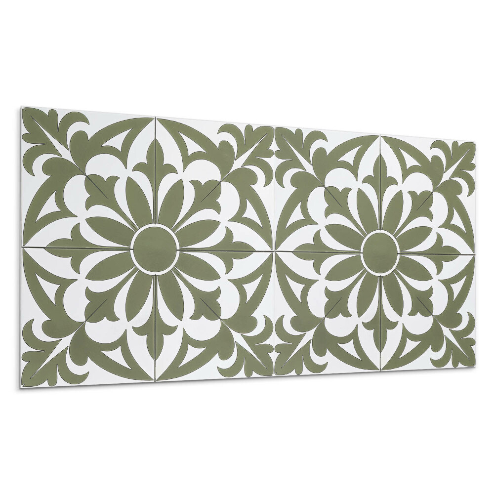 Panou decorativ bucatarie Model floral cu frunze