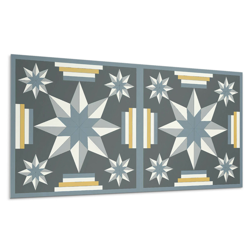 Panou perete Geometrie stea și dreptunghi