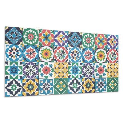 Panou decorativ bucatarie Modele de mozaic în carouri