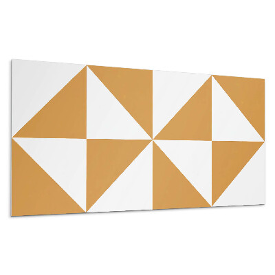 Panou decorativ bucatarie Triunghiuri geometrice în pătrate