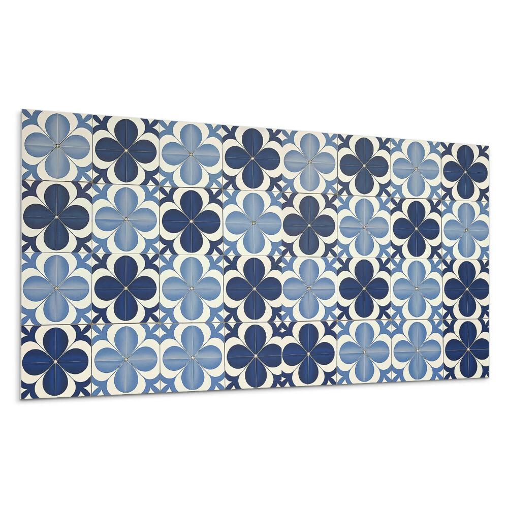 Panou decorativ bucatarie Model floral geometric