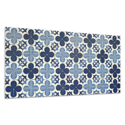 Panou decorativ bucatarie Model floral geometric