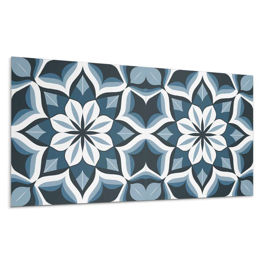 Panou perete Motiv floral în simetrie