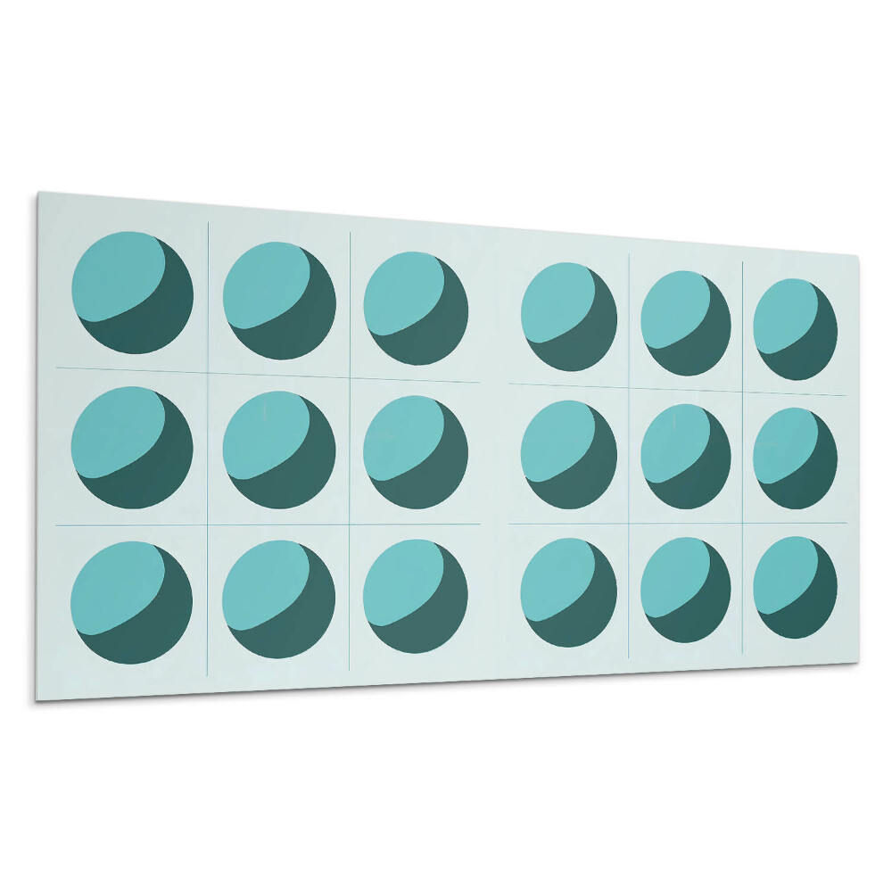 Panou decorativ pvc Bile geometrice într-o grilă