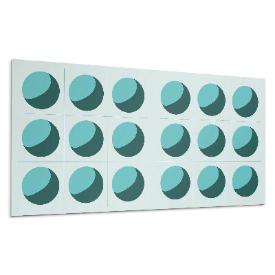 Panou decorativ pvc Bile geometrice într-o grilă