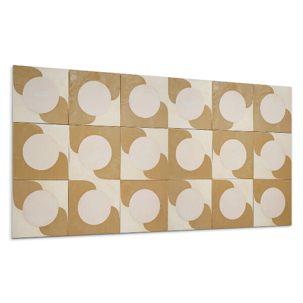 Panou decorativ pvc Cercuri și arcuri geometrice