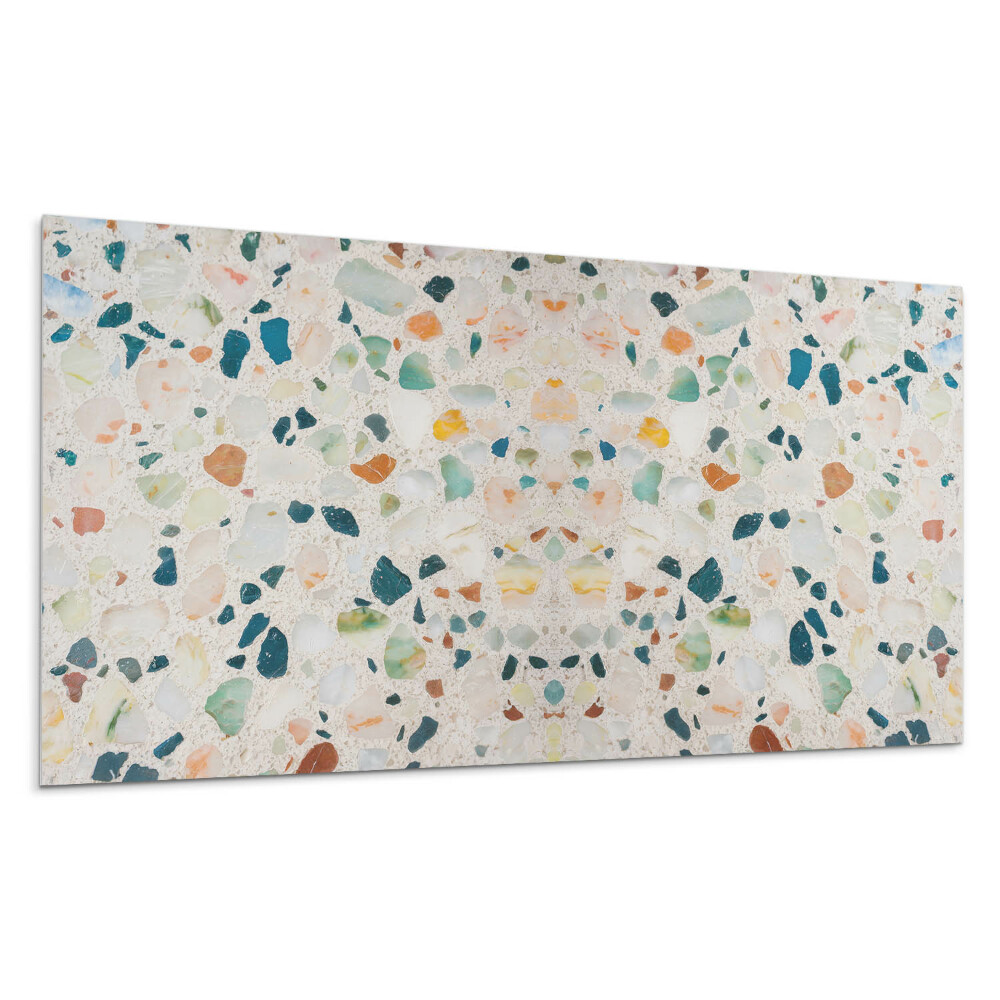 Panou decorativ bucatarie Model de mozaic de piatră