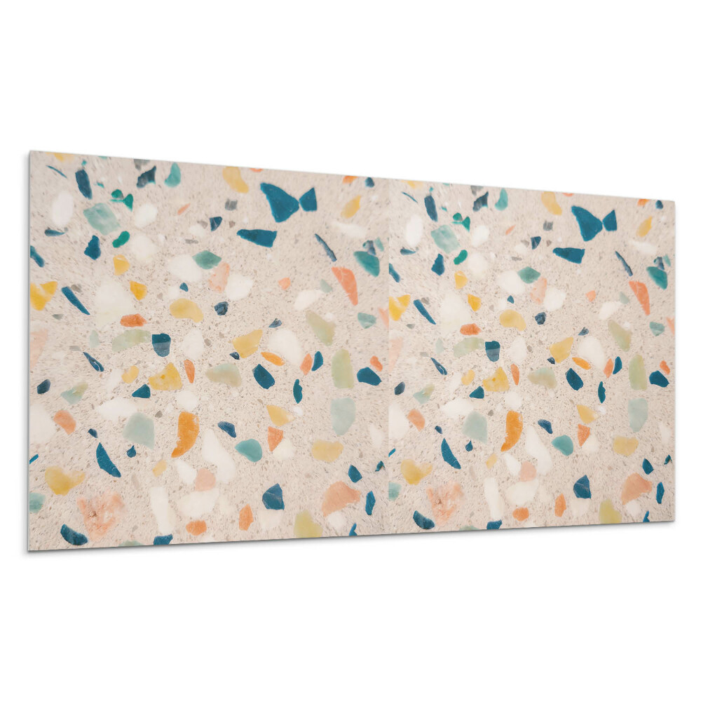 Panou decorativ Model cu fragmente colorate