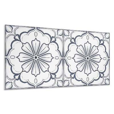Panou decorativ Model floral pe faianță