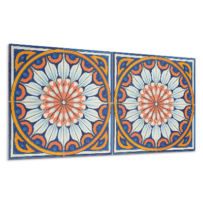 Panou decorativ bucatarie Model floral cu detalii