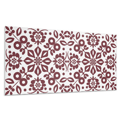 Panou decorativ bucatarie Model floral cu frunze