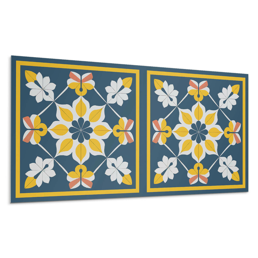 Panou decorativ pvc Model floral în simetrie