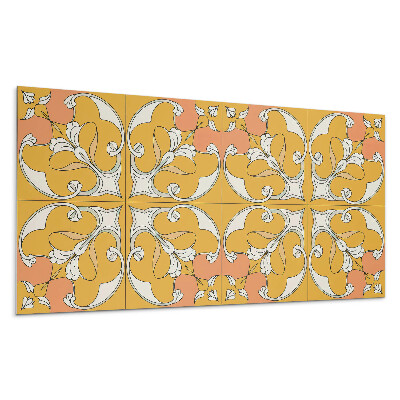 Panou decorativ Model floral în simetrie