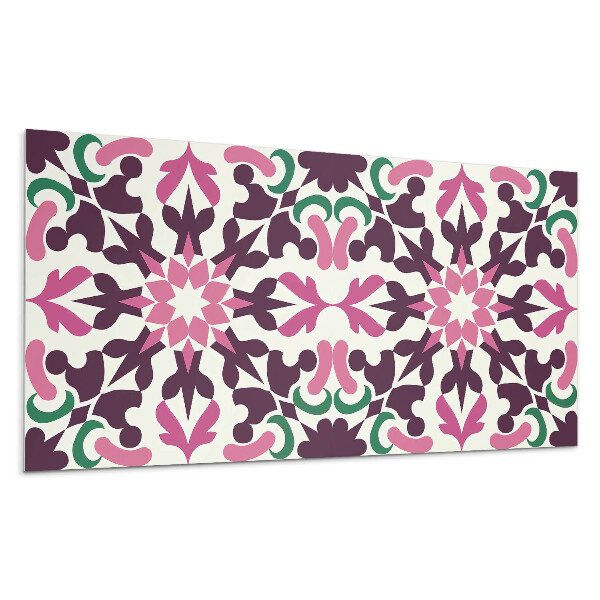 Panou decorativ bucatarie Model simetric al plantelor