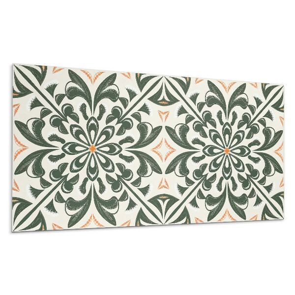 Panou decorativ bucatarie Model floral cu frunze