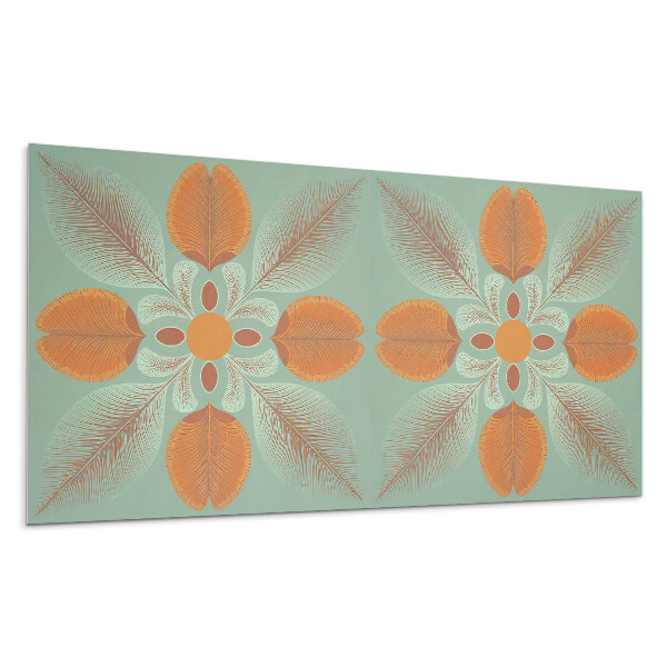 Panou decorativ pvc Model floral cu frunze