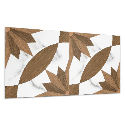 Panou perete Model geometric cu lemn