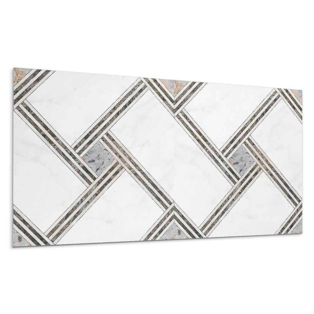 Panou decorativ bucatarie Model geometric cu linii