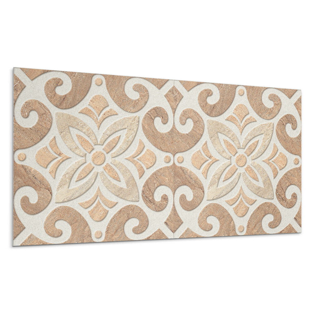 Panou decorativ pvc Model floral cu ornamente