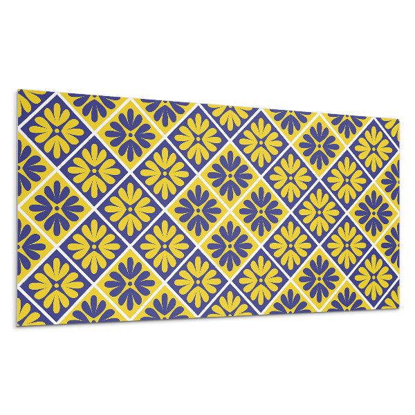 Panou decorativ pvc Model floral în romburi