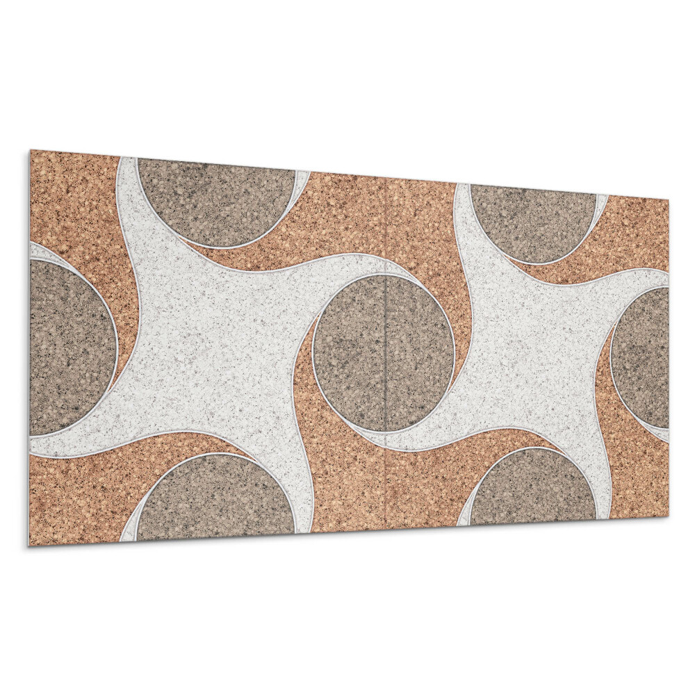 Panou perete Model cu cercuri și valuri