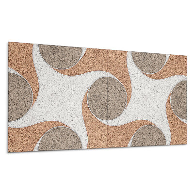 Panou perete Model cu cercuri și valuri