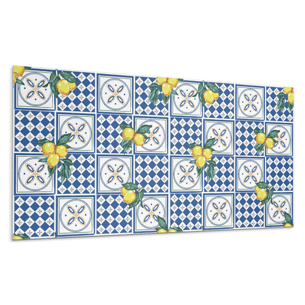 Panou decorativ Motiv de lămâie pe plăci