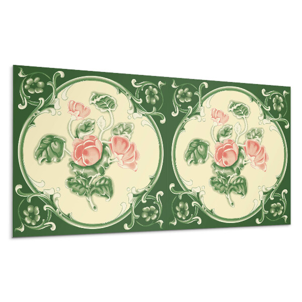 Panou decorativ Model floral cu frunze