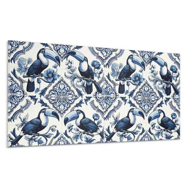 Panou decorativ bucatarie Tucan pe plăci decorative