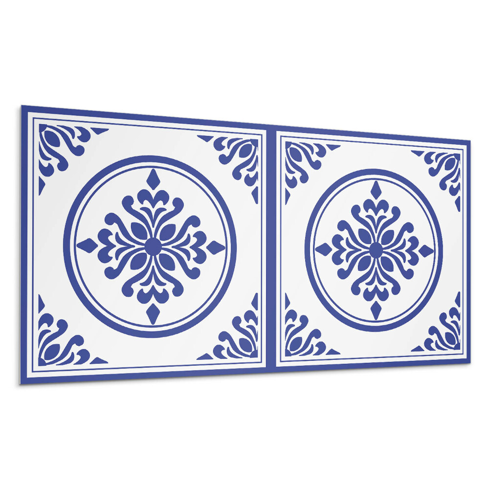 Panou decorativ pvc Model cu cercuri și flori