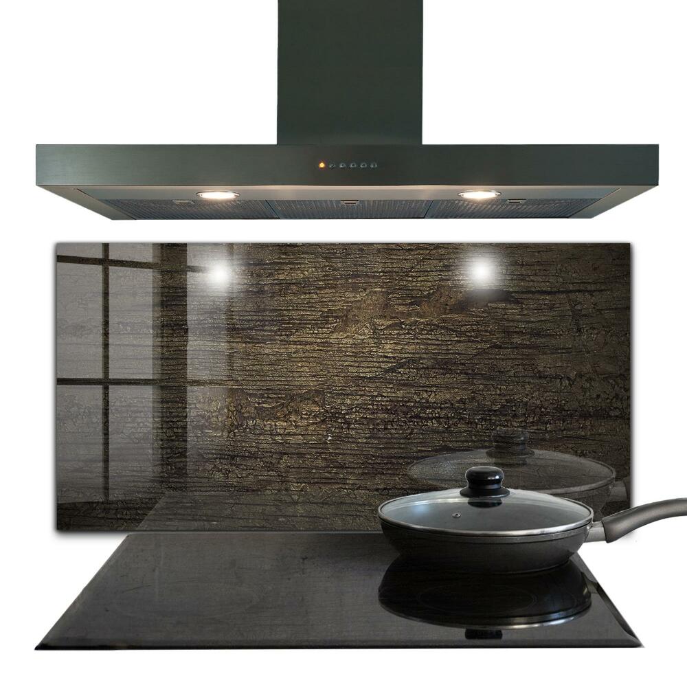 Sticlă bucătărie Textură de lemn retro