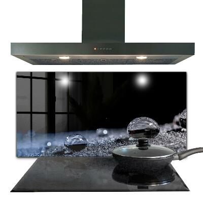 Sticlă pentru bucătărie O picătură de rouă dimineața